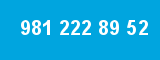 981 222 89 52 981 222 89 52